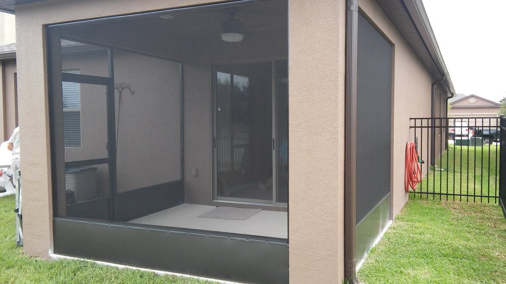 Screen repair service for lanai enclosures